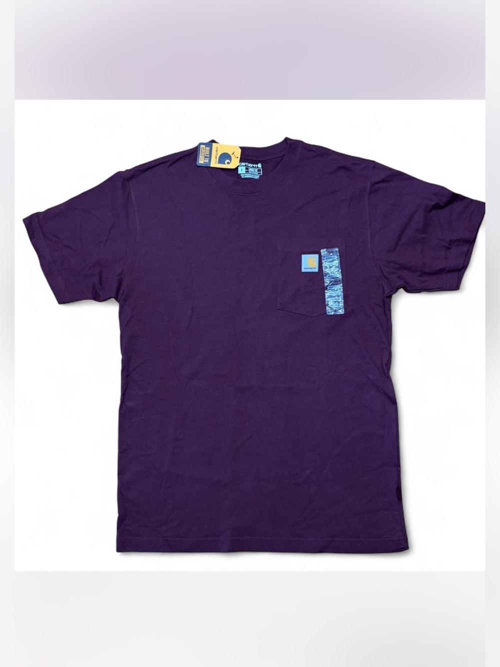 NWT Carhartt Maroon Short Sleeve Pocket Tee